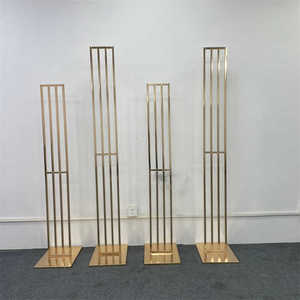 Nuevo Diseño de Arco para Bodas, Soporte para <span class=keywords><strong>Fondo</strong></span>, Decoración Dorada, <span class=keywords><strong>Fondo</strong></span> de Escenario para Fiestas y Eventos - Product Image 1