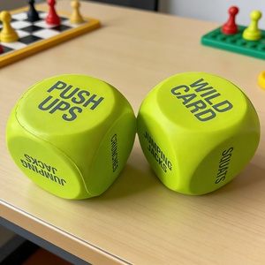 Nouvelles balles anti-stress en mousse PU avec logo personnalisé, jouet en forme de dés, vente en gros, balles anti-stress douces pour cadeau promotionnel - Product Image 1