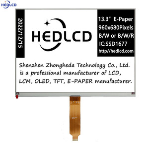 Herstellerverkauf 13.<span class=keywords><strong>3</strong></span>" 960*680 E-Papier E-Tinte-Display-Panel mit schwarz&weiß&rotem COG niedrigstrom-SSD1677 IC für elektronische Beschilderung - Product Image 2