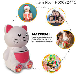 HDX <span class=keywords><strong>Hucha</strong></span> Grande de Plástico con Carga USB, Diseño de <span class=keywords><strong>Gatito</strong></span>, Recogida Automática de Billetes para Niños de 5 a 7 Años, Regalo de Cumpleaños - Product Image 3