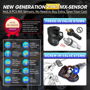 Autel TS508WF <span class=keywords><strong>TPMS</strong></span> auto strumenti diagnostici 4 MX sensore di monitoraggio della pressione pneumatici diagnostico OBD2 Scanner altare TS508 Kit - Product Image 4
