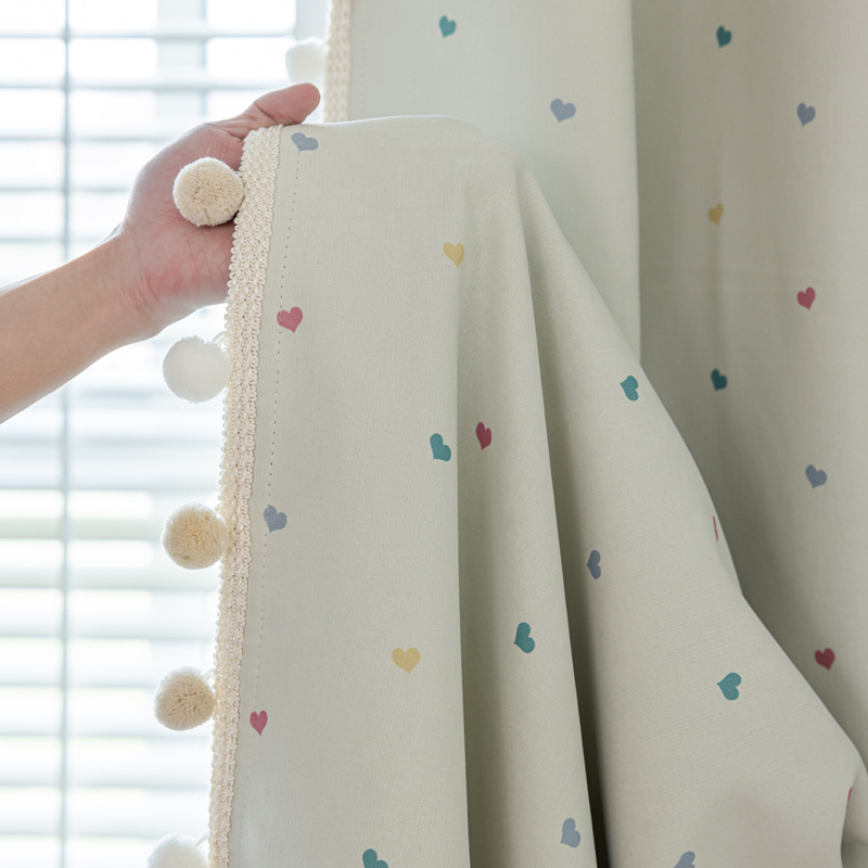 Small heart fabric (excluding lace)