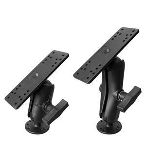 <b>Universal</b> 1.5" Fishfinder Mount with 9cm/15cm Double <b>Socket</b> Arm Compatible for Garmin Boats/Kayaks Ball Mount Easy Installation - Product Image 2