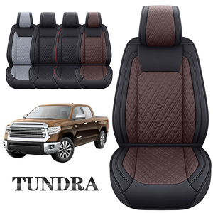 De cuero de alta calidad Original de cubiertas de asiento de coche para 2008-2021 Toyota Tundra conjunto completo de cuero cubiertas de asiento de coche - Product Image 6