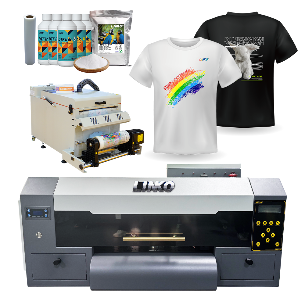 I1600 Printheads Digital Textile Dtf Printer T-shirt Printer