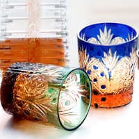 Verres à whisky japonais artisanaux sans pied pour bourbon, scotch, spiritueux et cocktails