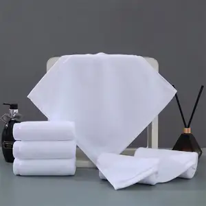 Cina vendita calda all'ingrosso asciugamano Hotel di lusso di alta qualità cotone 100% tinto e spugna bianca nuovissimo asciugamano da bagno balla