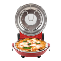 Meilleur four à cône à pain grille-pain portable avec thermomètre Pizza électrique avec poêle en argile
