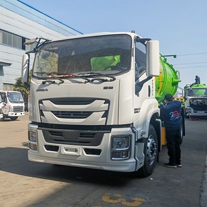 Precio de Fábrica: Camión Cisterna de Succión de Aguas Residuales 1suzu Giga 4x2 de 12 CBM, Camión de Limpieza y Dragado de Alcantarillado en Venta - Product Image 2