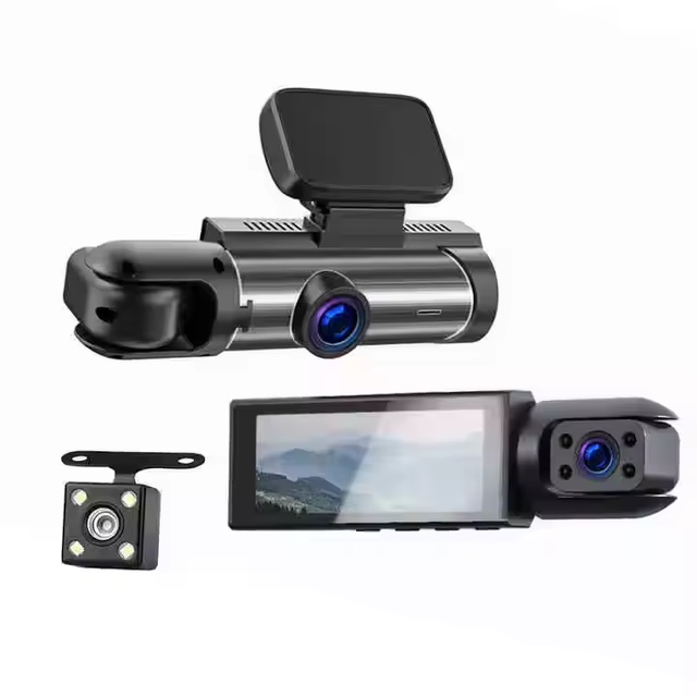 3.16-Inch IPS Screen Display Dash Camera Long-Lasting Battery Video Recording DVR High-Quality 1080P Multi-functional Car Camera