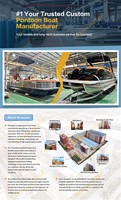 Nouveau yacht de luxe 2026 de 30 pieds pour fêtes, bateau ponton à double pont en aluminium avec moteur hors-bord à vendre