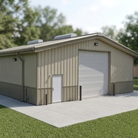 Maison préfabriquée à ossature métallique, appartement résidentiel préfabriqué, entrepôt à structure en acier personnalisé pour stockage de style industriel