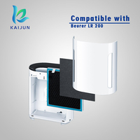 Filtre hepa personnalisé au charbon actif h13 pour purificateur d'air beurer lr-200 filtration haute efficacité 210