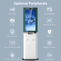 Prix d'usine UK Stand Screen Android Queue Management System Software Self Service Kiosk Machine pour hôpital avec imprimante A4