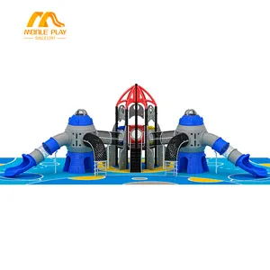 Parque de diversões ao ar livre para crianças, equipamento interno grande para diversões ao ar livre, corrediça espacial