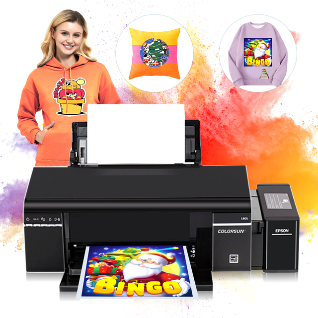Best Price Ink Supply A4 Size 6-color Wireless Photo Inkjet Printer Machine Sublimation for L805 Photo Printer
