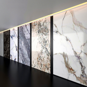 Paneles Decorativos de Pared de PVC con Diseño Moderno y Lujoso, Lámina de Mármol, Tablero UV con Grano Completo, Impermeable, Resistente al Fuego, para Hogar, Hotel, Villa - Product Image 6