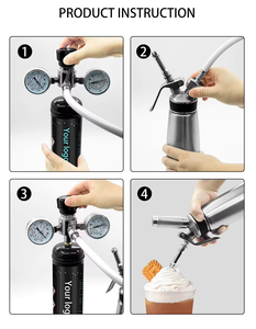 ¡Sin esperas! Cargadores de Crema Batida Inteligentes Okwhip de 8g, 50 Unidades/Caja, Grado Alimenticio, Almacén en EE. UU. - Product Image 6