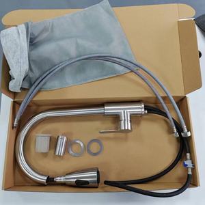 <span class=keywords><strong>Robinet</strong></span> de cuisine moderne extractible avec cartouche céramique, eau chaude/froide, finition brossée, directement du fabricant - Product Image 6