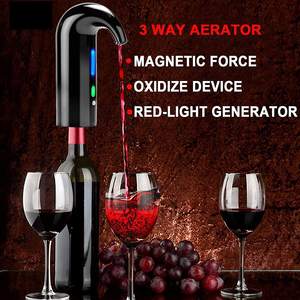 Mini Auto Sense Sport Licor Alcohol Whisky Vino Decantador Eléctrico Vino Aireador Y Dispensador - Product Image 3