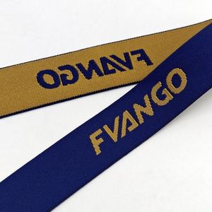 Bande élastique en nylon Yusen SEWO101 de 4,0 cm avec tissage de logo jacquard, écologique pour les textiles de maison, les sacs (50 yards/rouleau) - Product Image 3