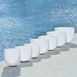 SUCCESS 432Hz Frosted Quartz Crystal Singing Bowls a <strong>B</strong> C D E F <strong>G</strong> Note Set of 7 Crystal Singing Bowls - Product Image 3