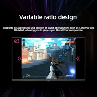 Monitor para Juegos MPG 242R X60N de 24 Pulgadas, 610Hz, 0.1ms, 98W, Panel TN FHD, 119% SRGB, con Base Giratoria/Regulable en Altura para Escritorio