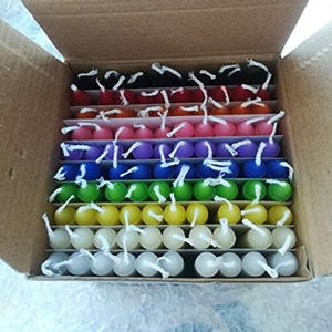 Wholesale Multi-color Paraffin Wax Taper <strong>Candles</strong> 6 Inch <strong>Tall</strong> for Christmas Halloween Home Decor-100% Cotton Wick No - Product Image 2