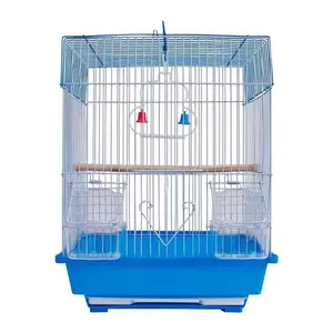 Sıcak satış fabrika doğrudan satış taşınabilir açık küçük ve orta ölçekli lüks papağan görüntüleme kuş kafesleri