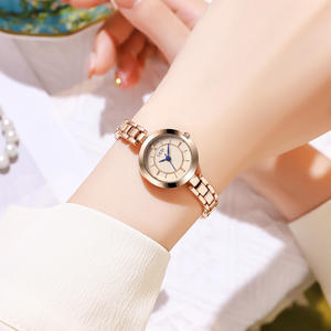 Montre-bracelet à quartz de luxe pour femme, petite montre minimaliste en alliage étanche - Product Image 2