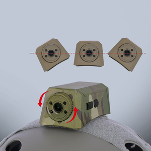 Cámara de Acción Compacta para Casco con Base de Montaje para Deportes al Aire Libre, Video HD Impermeable, Ligera - Product Image 4