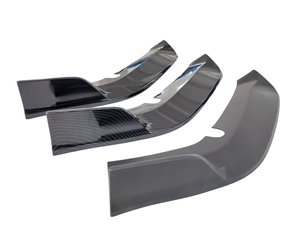 Nouveau diffuseur de pare-chocs avant Welta ABS noir brillant effet carbone, kit carrosserie pour Envix 2019-2020, fixation par boulons - Product Image 4