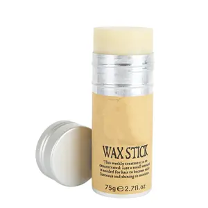 Oem Private Label Hoge Kwaliteit Natuurlijke Haar Wax Hair Wax Stok Sterke Hold Perfect voor Haar Broodje en Gevlochten