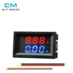 100V 10A LED Digital voltímetro amperímetro coche voltaje corriente medidor Volt Detector probador Monitor Panel