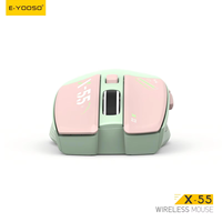 Souris de jeu ergonomique avec taux de polling de 1000 Hz, capteur basse consommation, DPI réglable sur 5 niveaux, souris optique pour PC portable OEM