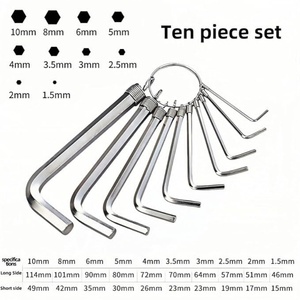 Jeu de clés hexagonales personnalisées pour réparation domestique, 3 mm, 2,5 mm, 2 mm, 4 mm, 6 mm, 32 mm - Product Image 2