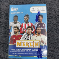 Topps Merlin 2024-25 UEFA Fußballstar Blind Box Offizielle Sammlung Überraschungs-Geschenkbox für Sportfans