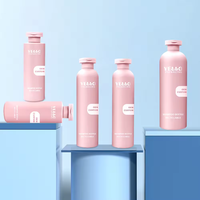 Fabricants chinois de flacons cosmétiques vides en plastique HDPE mat de 300 ml et 500 ml pour conditionneur, lotion corporelle, shampoing