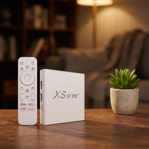 TV Box XS97 Android 14 en Oferta, 4K UHD, Chip RK 3518, WiFi Dual, Control Remoto por Voz, Reproductor Multimedia OTT Inteligente y Económico, Venta al Por Mayor - Product Image 1