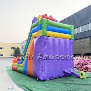 Tobogán acuático personalizado, Popular, comercial, bloques de construcción inflables - Product Image 5