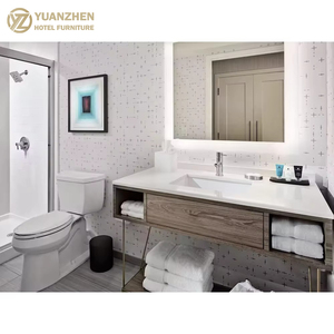 Juego de Muebles de <span class=keywords><strong>Hotel</strong></span> Crown <span class=keywords><strong>Plaza</strong></span> IHG de 5 Estrellas, Madera de Roble Europeo Sólido, Ecológico, para Habitaciones, Baños, Apartamentos, Proyectos Comerciales, Venta al Por Mayor - Product Image 6