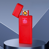 Briquet électronique USB classique en plastique, rechargeable et coupe-vent - Allumeur durable et écologique pour les voyages et l'utilisation de cigarettes