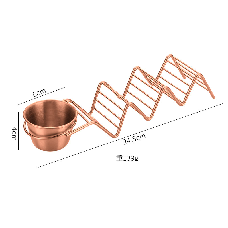 [Oro rosa] titular de una sola taza + [oro rosa]