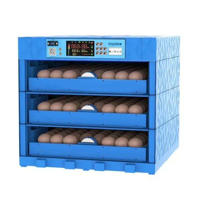 Atacado Automático 4 Camadas 256 Pcs Temperatura Automática E Controle De Umidade Máquinas De Chocagem 250Egg Incubadora