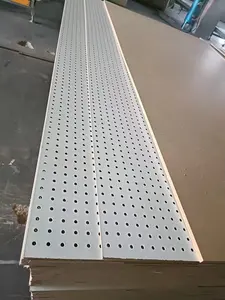 ウォールマウントメラミンMDFHDFハードボードシートPegBoard3mm小売店ディスプレイ