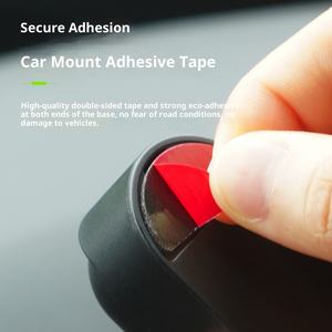 Perlengkapan mobil dekorasi sementara parkir ponsel bergerak plat nomor mobil kit Interior pelat nomor plastik - Product Image 4