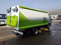 Truk Penyapu Kompak Langsung dari Pabrik 2cbm 88HP dengan Tangki Air untuk Pengendalian Debu