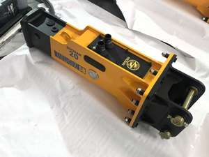 Casse-pierre hydraulique SOOSAN SB20 de type boîte pour mini-excavatrices Bobcat, chargeuses compactes 1,2-3 tonnes, travaux de démolition, état neuf - Product Image 3