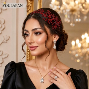 YouLaPan Diadème <span class=keywords><strong>de</strong></span> mariée en strass <span class=keywords><strong>de</strong></span> haute qualité, bijou <span class=keywords><strong>de</strong></span> <span class=keywords><strong>cheveux</strong></span> léger et antidérapant pour coiffure <span class=keywords><strong>de</strong></span> <span class=keywords><strong>mariage</strong></span> avec deux options <span class=keywords><strong>de</strong></span> couleur - Product Image 6