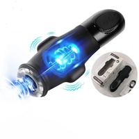 Annie Coupe de masturbation à aspiration entièrement automatique pour homme, à double vibration, masseur de gland, entraîneur de contrôle de l'éjaculation, transfrontalier